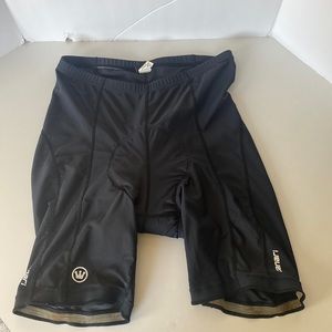 Canari Black Padded Bicycle Shorts (Size XL)